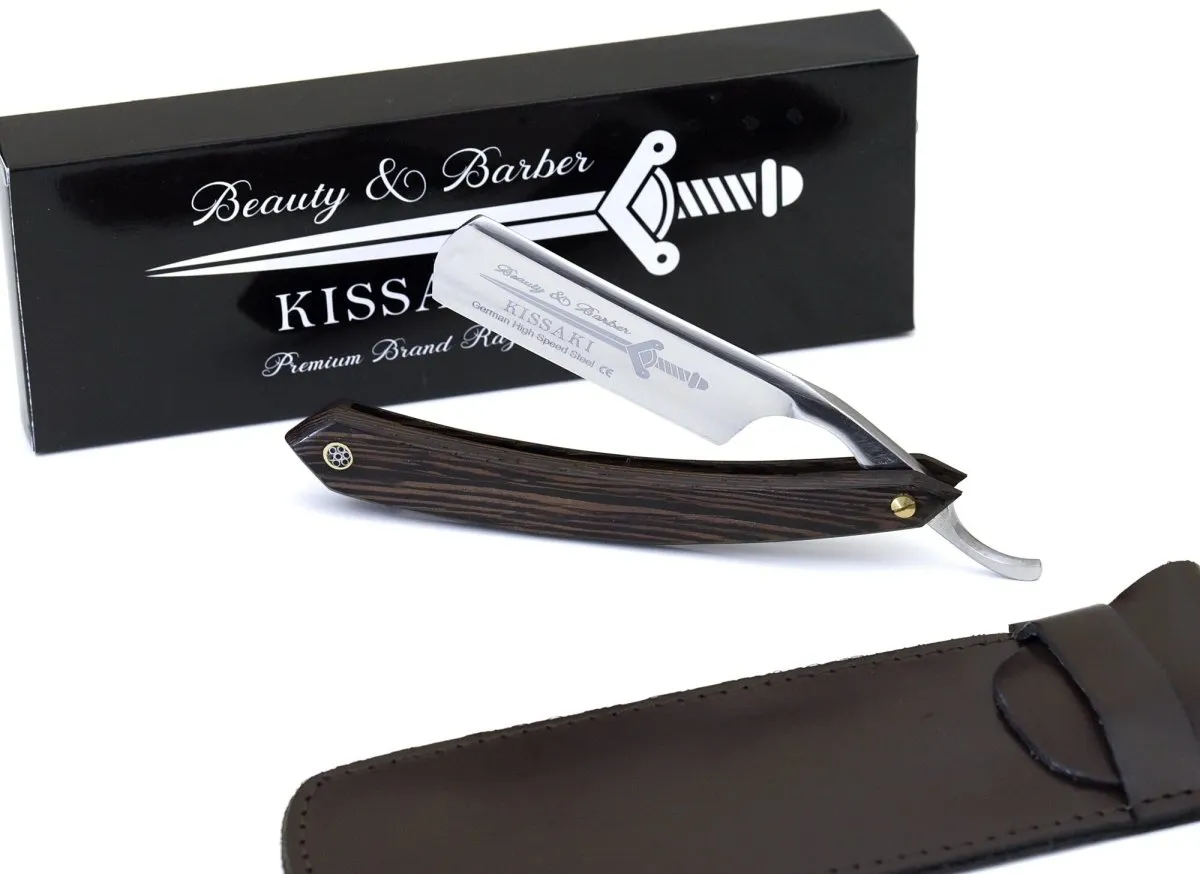 Kissaki Best Straight Razor with Strop Kit