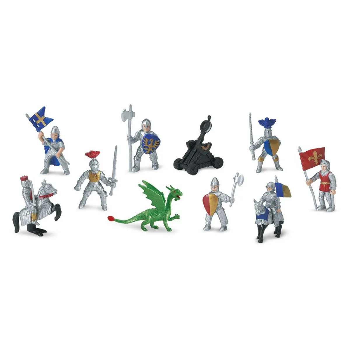 Knights and Dragons Bulk Bag Mini Figures Safari Ltd