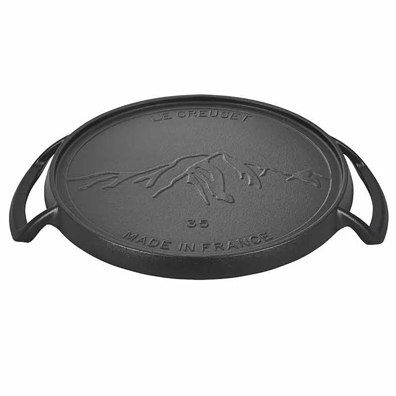 Le Creuset 15" Enameled Cast Iron Alpine Outdoor Pizza Pan