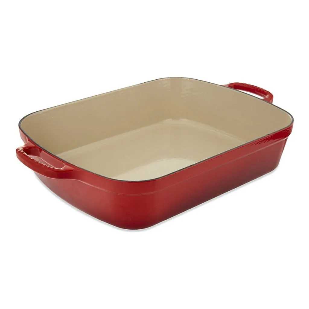 Le Creuset Signature Cast Iron Rectangular Roaster 33cm Cerise