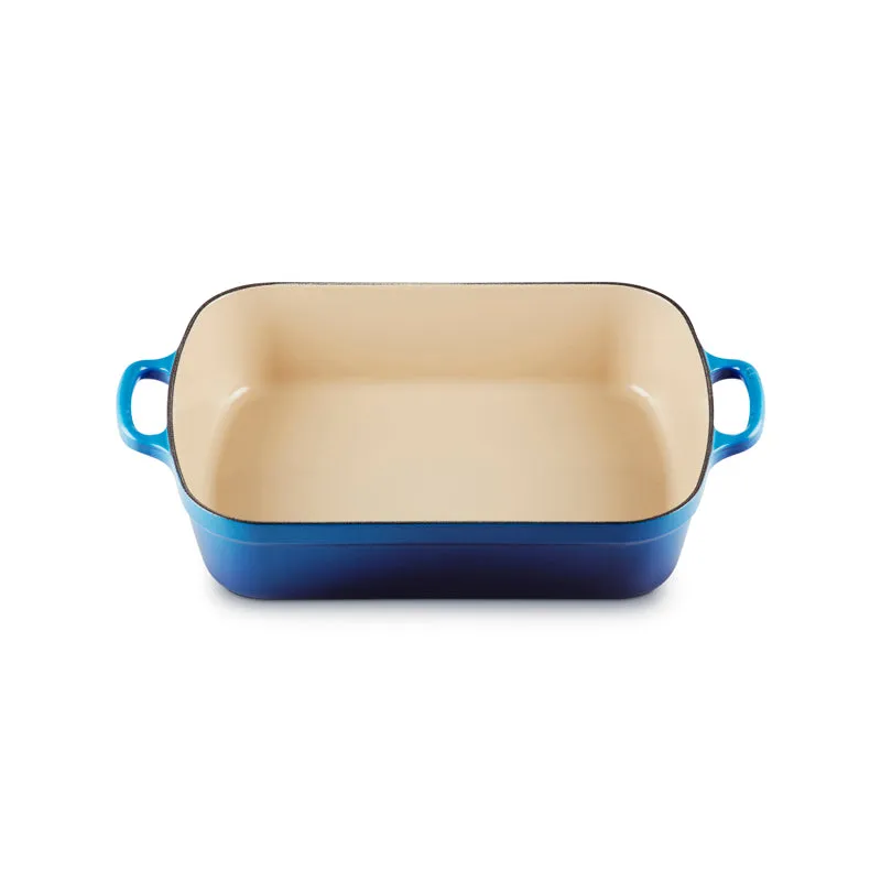 Le Creuset Signature Cast Iron Roaster 33cm Azure