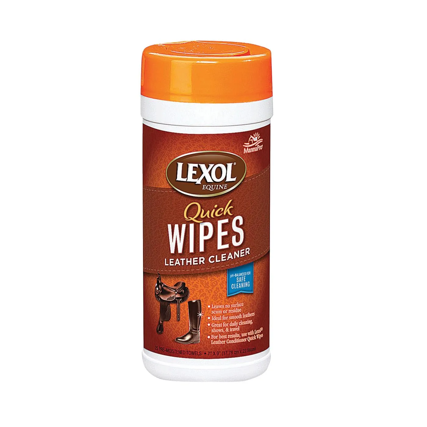 Lexol Quick Wipes Leather Tack Cleaner Step 1