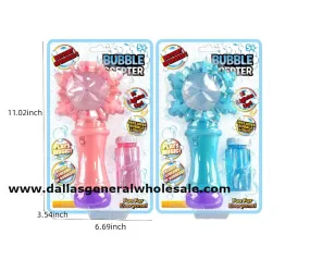 Light Up Snowflake Bubble Blower Wand Wholesale