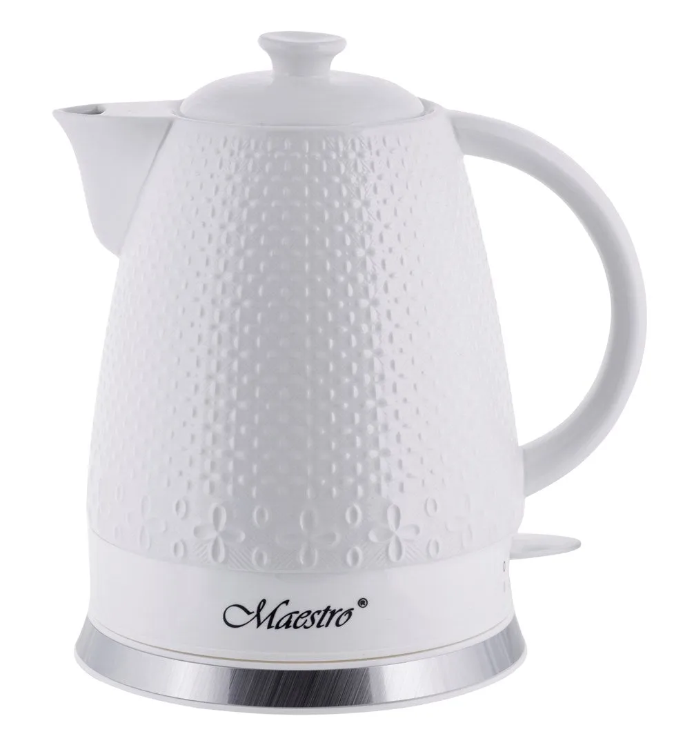 Maestro Mr-073 Electric Kettle 1.2 L 1200 W White