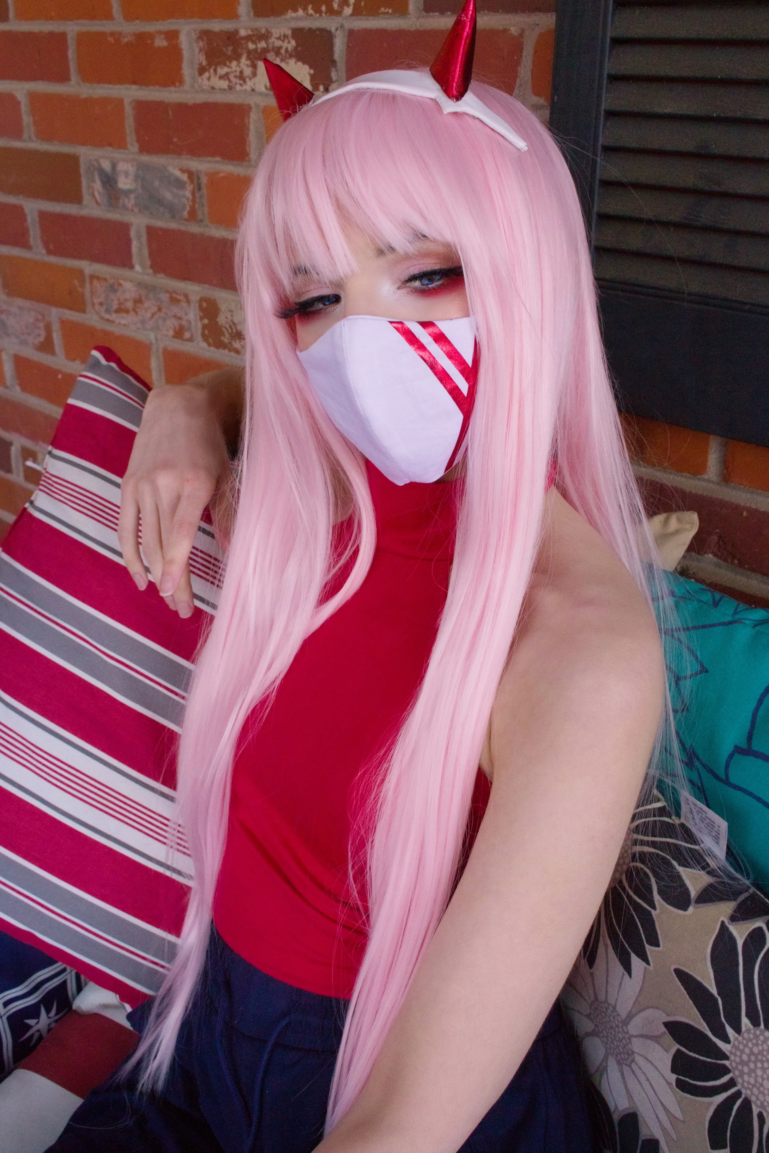 Maki - Fusion Vanilla Pink Hime Long Wig