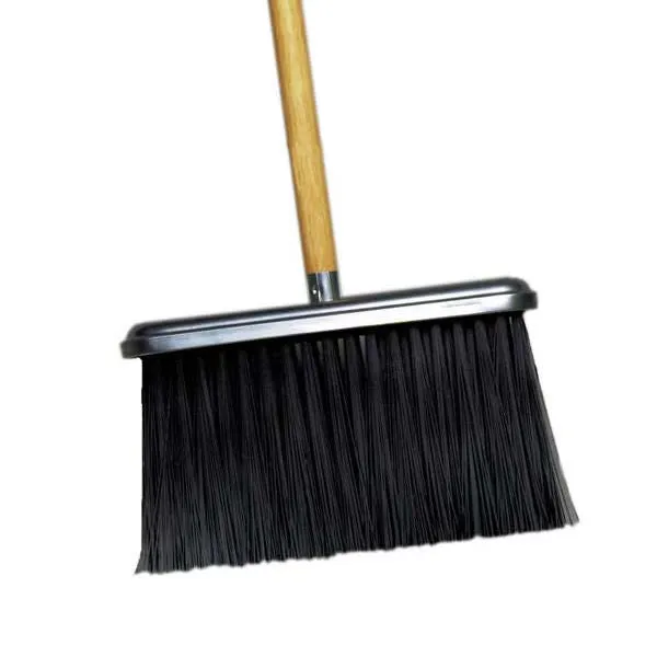 Milwaukee Dustless 11" Steel Back Upright Broom w/ Black Polypropylene Bristles (Straight Trim)