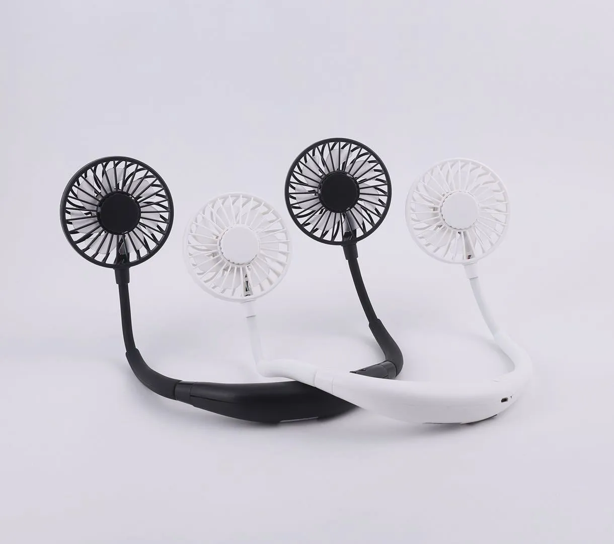 Mini Fan Halter Three Generations Portable Lazy Night Light with Aroma Brush Motor Fan