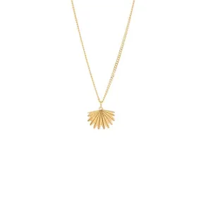 Mini Fan Tail Pendant Gold Plate | by Boh Runga