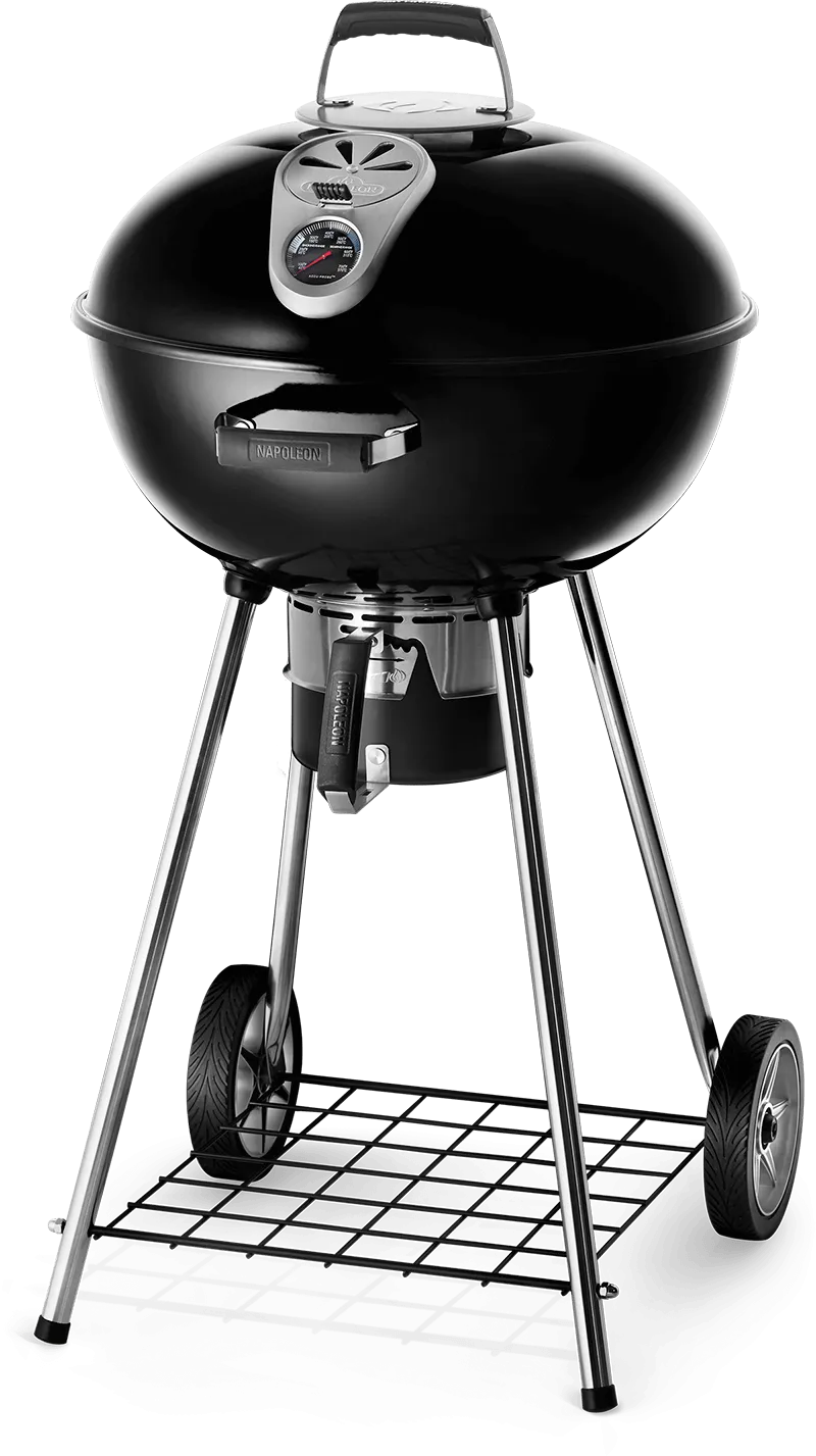 Napoleon 22" Charcoal Kettle Grill Black-NK22K-LEG-2