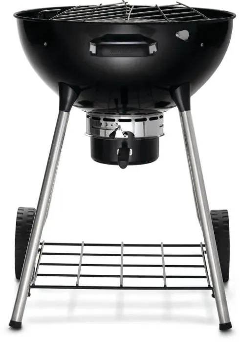 Napoleon Bbq NK22KLEG3 Premium 22 Charcoal Kettle 22-inch Kettle Grill , Charcoal, Black