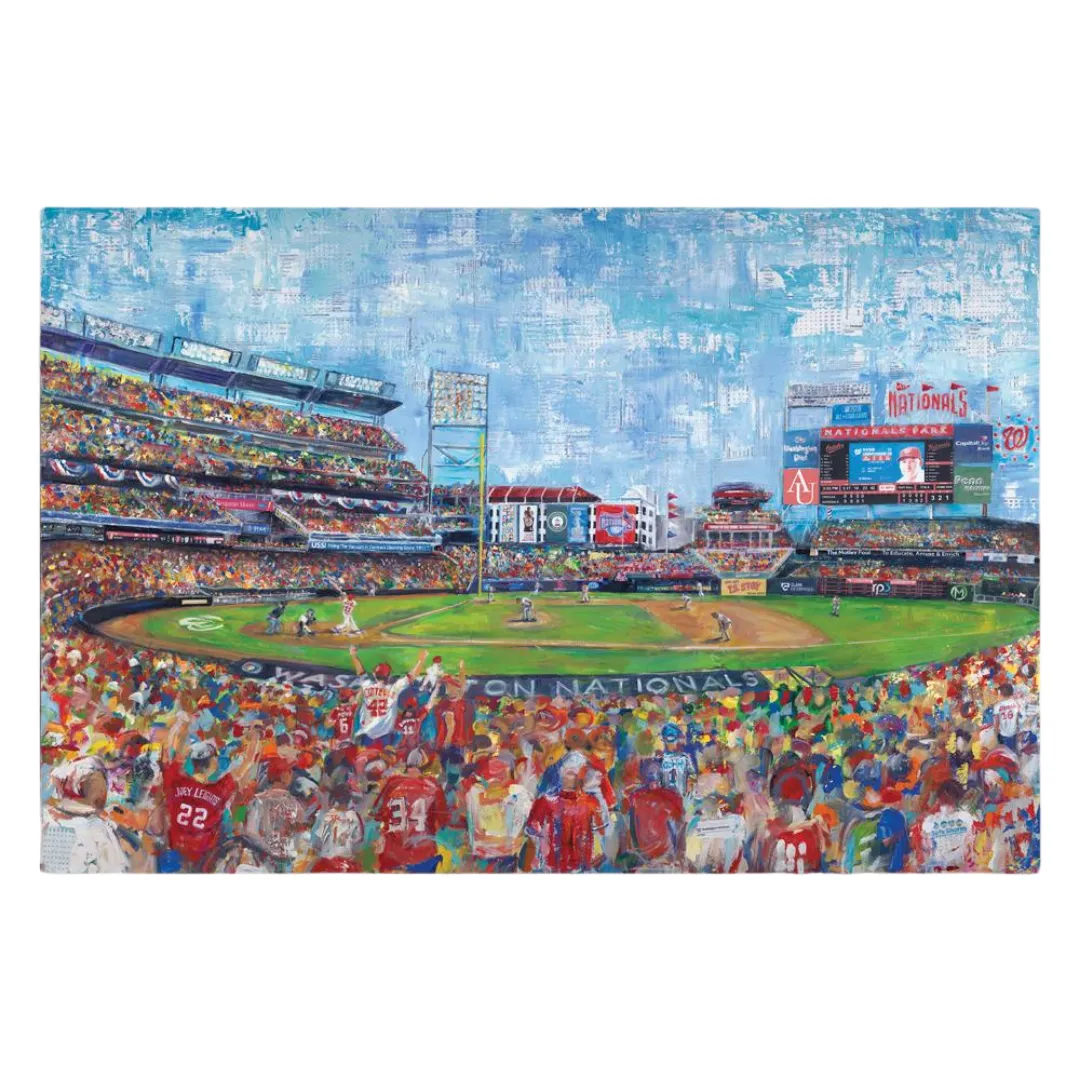 Nationals Fan 16.5 x 22 / 11 X 14