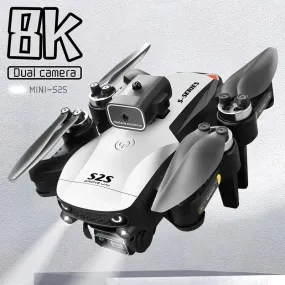 NEW S2S Mini Drone 4k Profesional 8K HD Camera Obstacle Avoidance Aerial Photography Brushless Motor Foldable Quadcopter Kid Toy