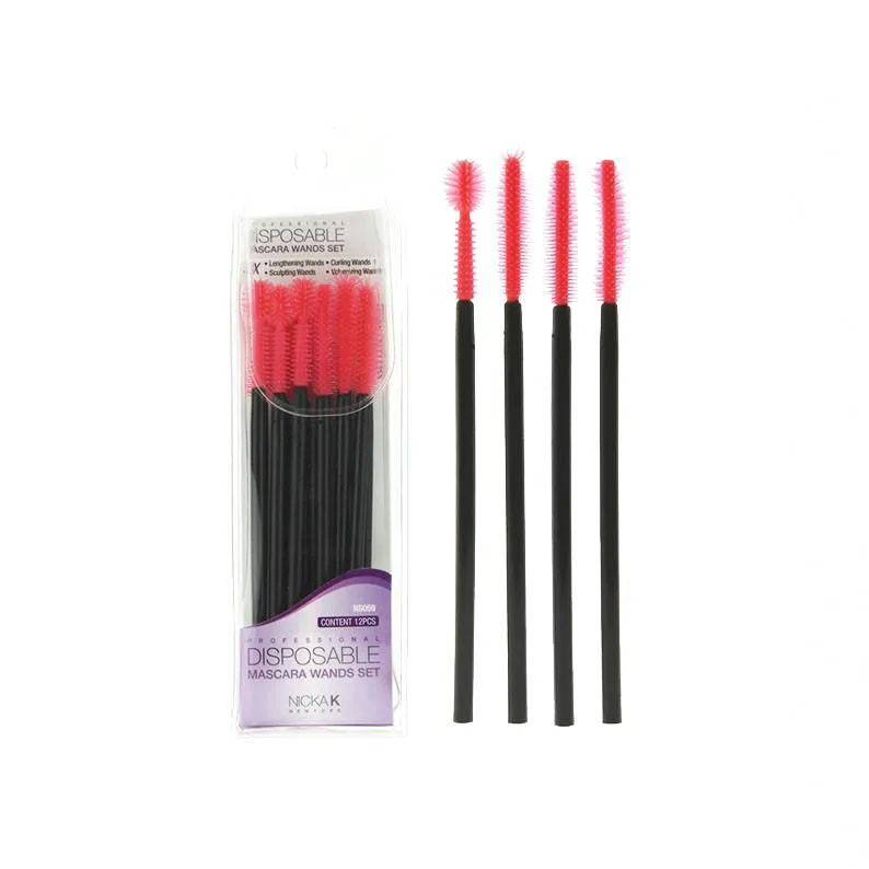 NICKA K Disposable Mascara Wands 12pcs #NS059