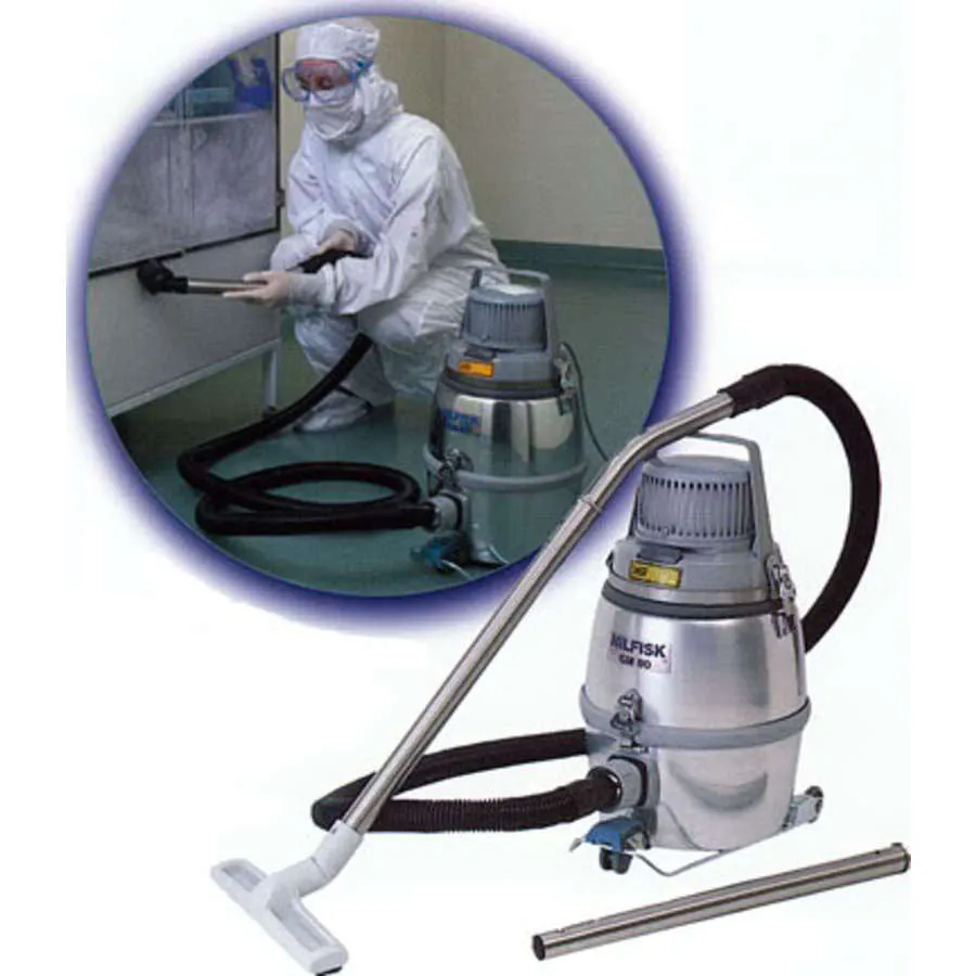 Nilfisk GM80 CR Professional HEPA Filtered Clean Room Vacuum Cleaner