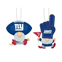 NY Giants Gnome Fan Ornament