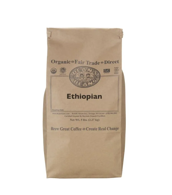 Organic Ethiopian Natural Green Coffee (Unroasted)