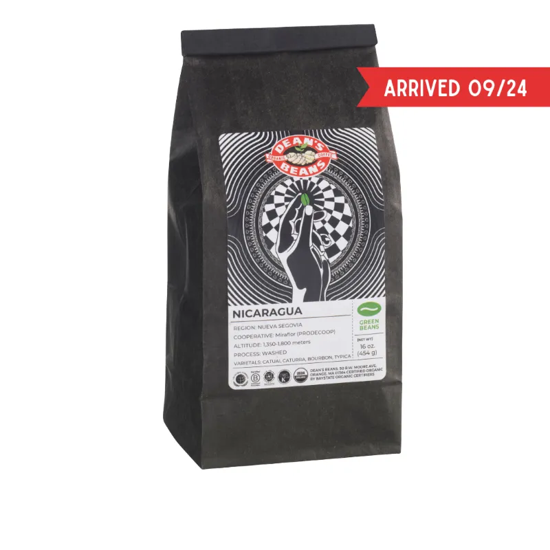 Organic Nicaraguan Green Coffee (Unroasted)