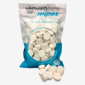 ***OUT OF STOCK***SUPPLIER TEMPORARILY OUT OF STOCK***EnviroCare Compressed/Expandable Wipes, Biodegradable, All-Purpose (80 Pack)