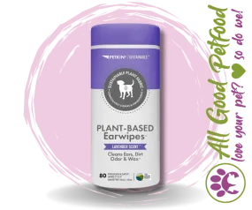 Petkin Plant Based Ear Wipes Lavender 80pk