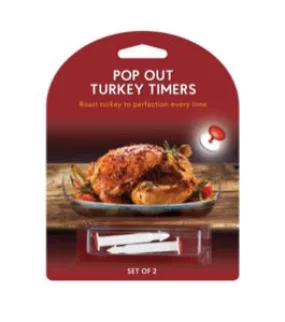 Pop-Out Timers for Roasting Turkey