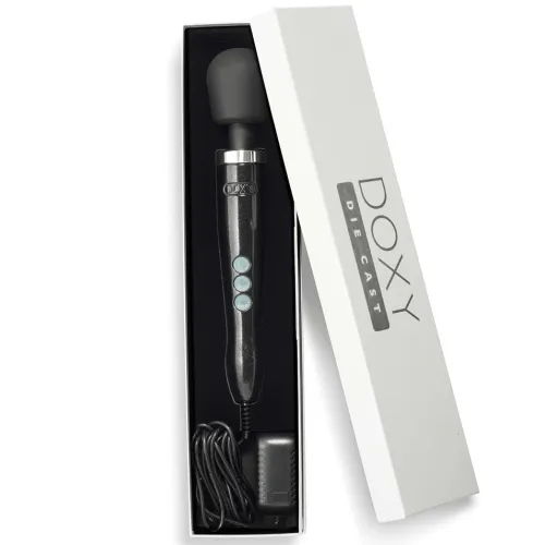 Powerful Wand Massager by Doxy Die cast in Black