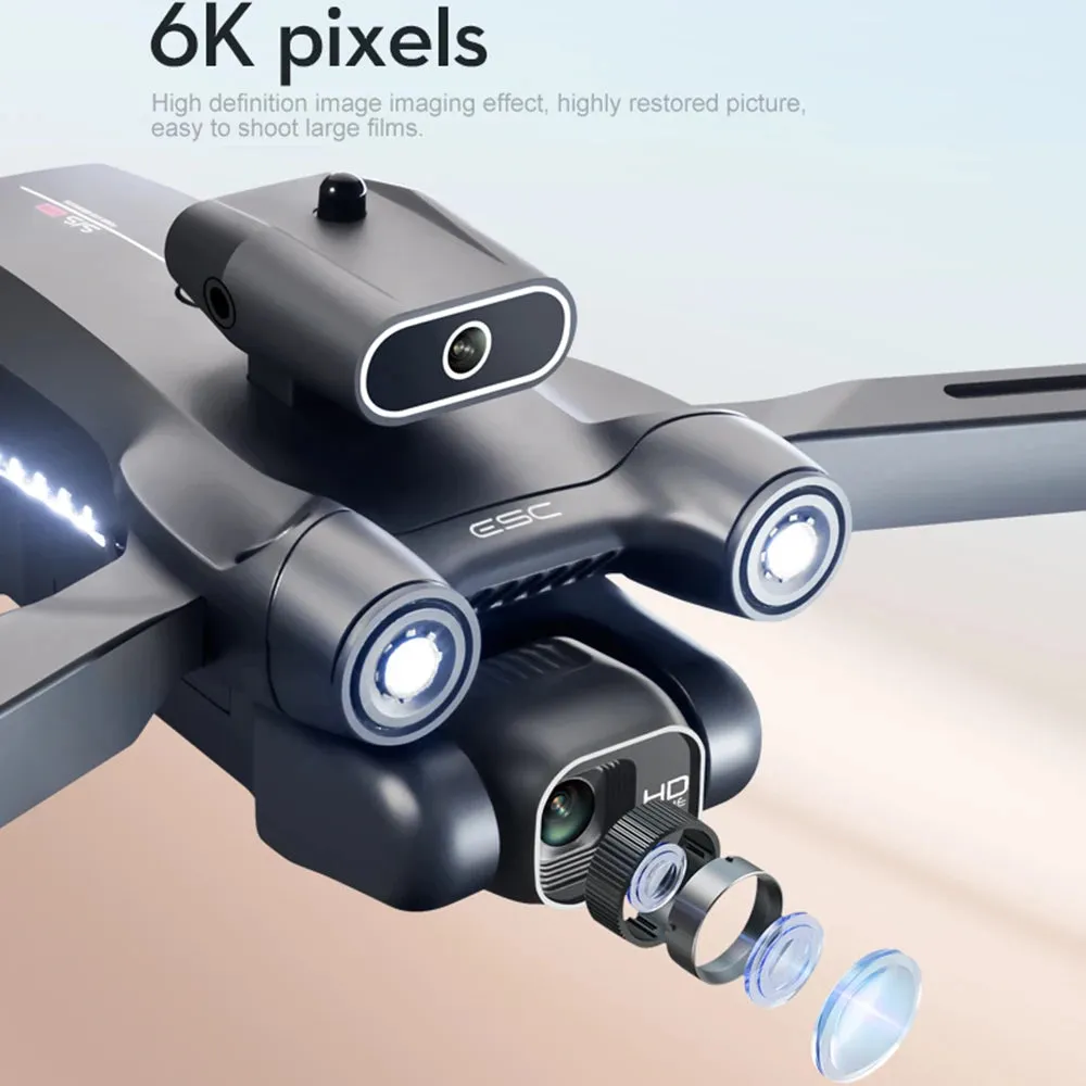 "S1S Pro Drone 2023: 8K HD Camera & 4K Obstacle Avoidance - Foldable Brushless Quadcopter for Aerial Photography, 3km Range"