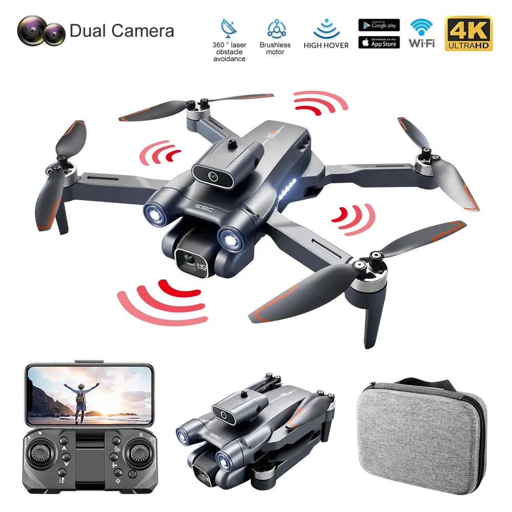 "S1S Pro Drone 2023: 8K HD Camera & 4K Obstacle Avoidance - Foldable Brushless Quadcopter for Aerial Photography, 3km Range"