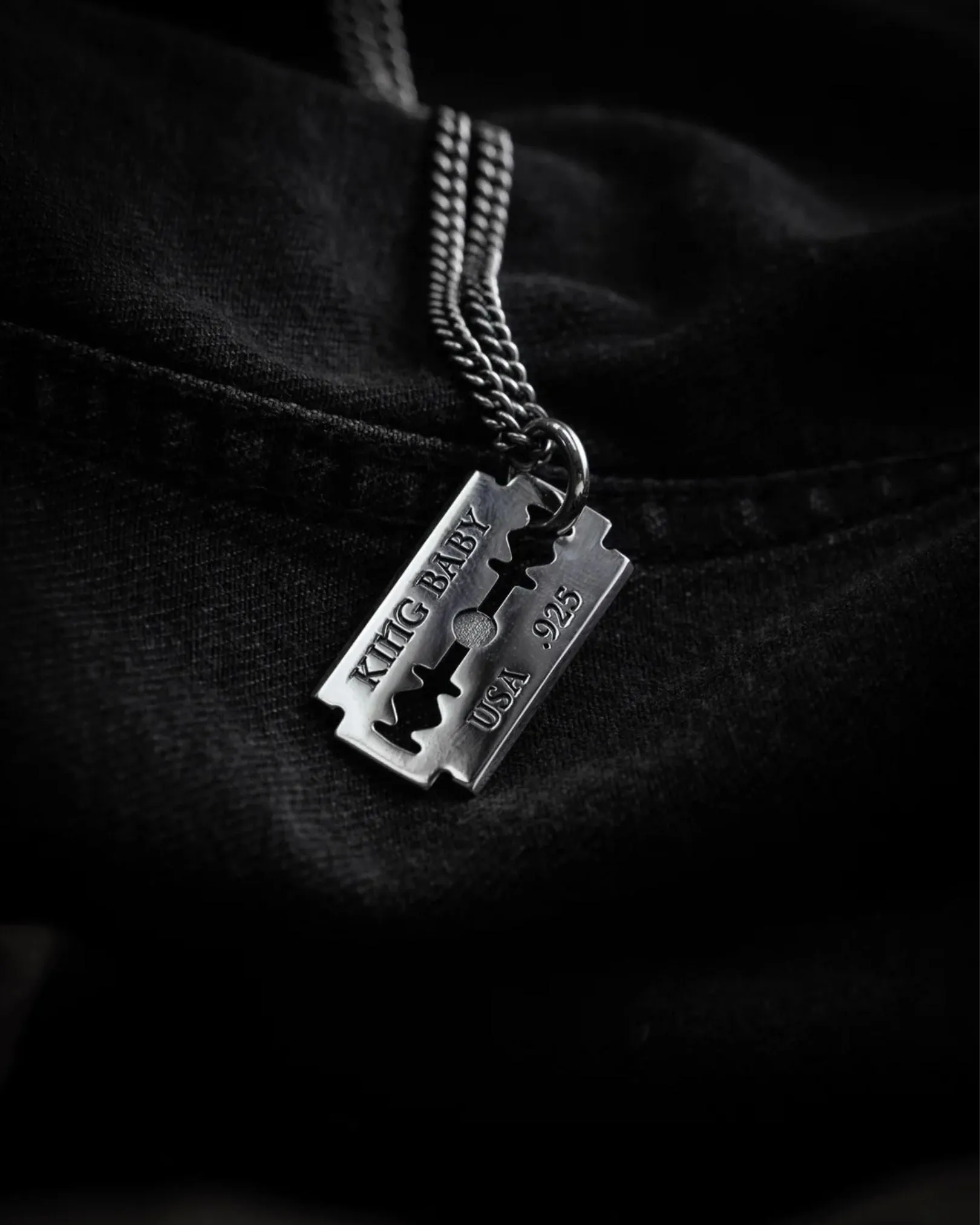 Razor Blade Pendant