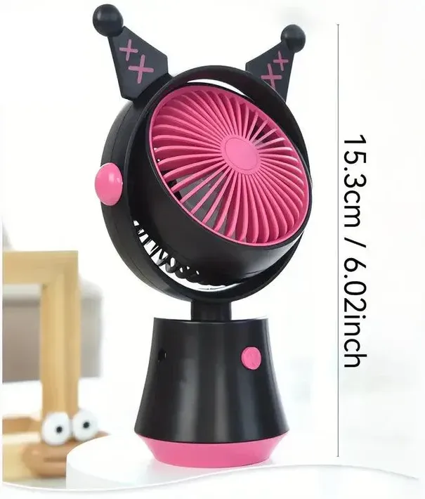 Rechargeable Kuromi Fashion Cartoon Fan