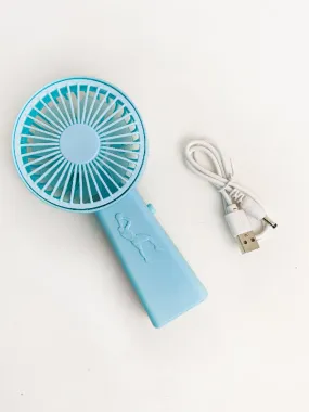 Rechargeable Mini Portable Fan Sea Green KTY79