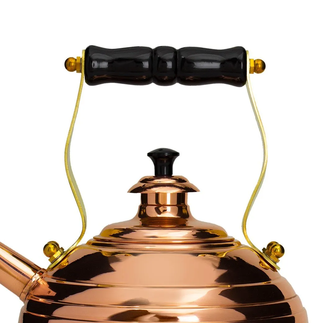 Richmond Beehive Copper Whistling Tea Kettle - No. 8