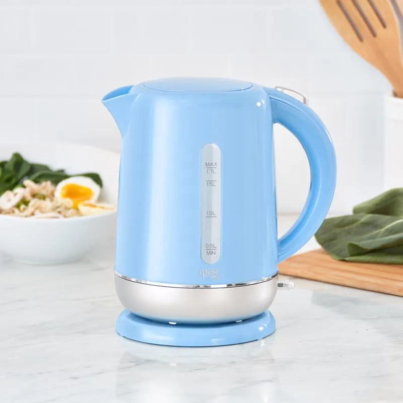 Rise by Dash Blue Glass/Plastic 1.7 L Electric Tea Kettle