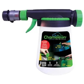 RL Flo-Master, Chameleon Hose End Sprayer for use with Fertilizers, Weed Killers, Fungicides and Insect Killers, 32 ounce Refillable Bottle Included