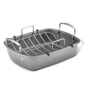 Roasting Pan with Rack: Nonstick Roaster