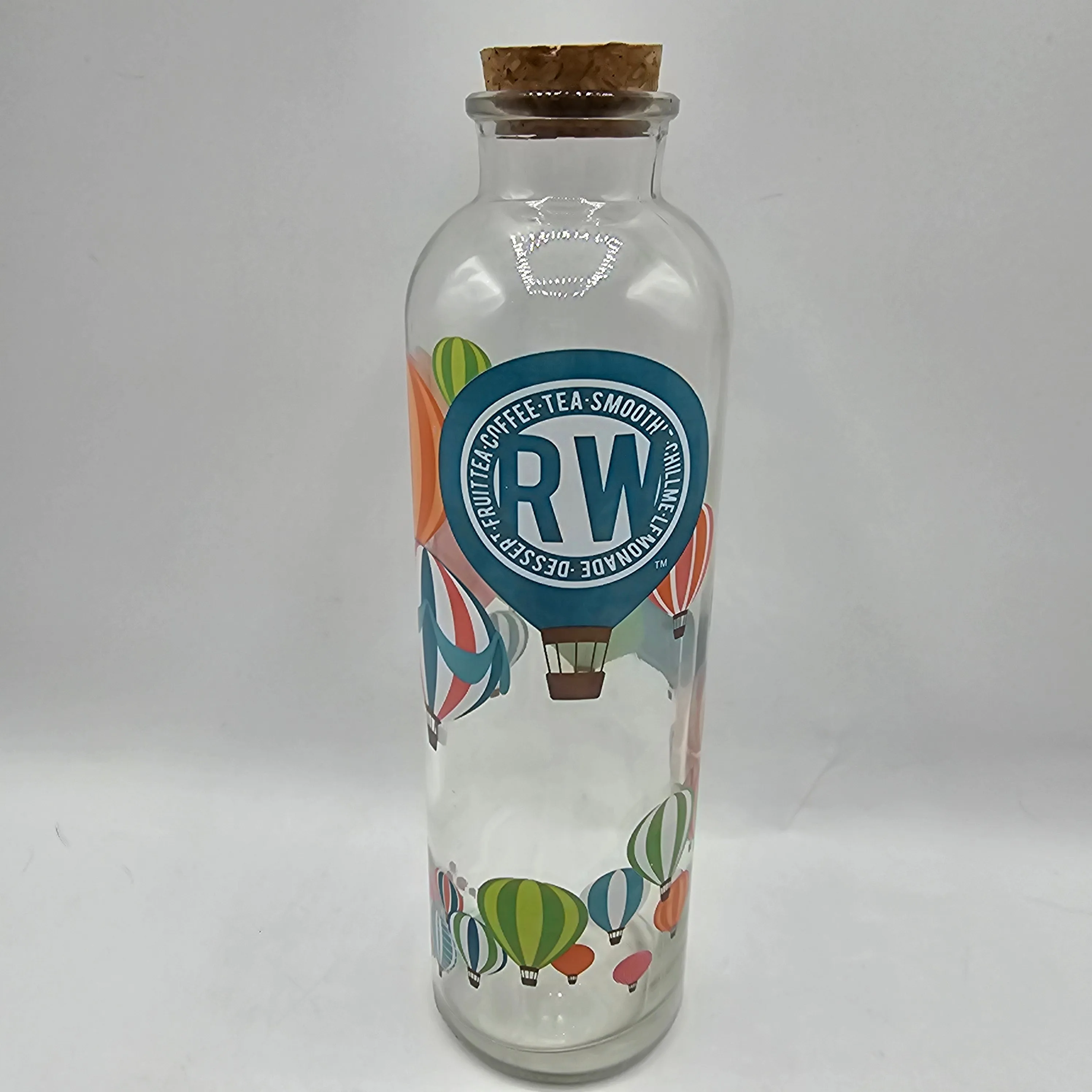 Roasting Water Decorative Glass Bottle - Balloons