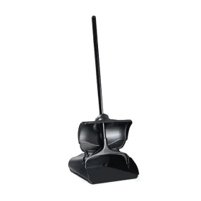 Rubbermaid® Executive Series™ Long Handle Lobby Pro® Black Dustpan w/ Cover