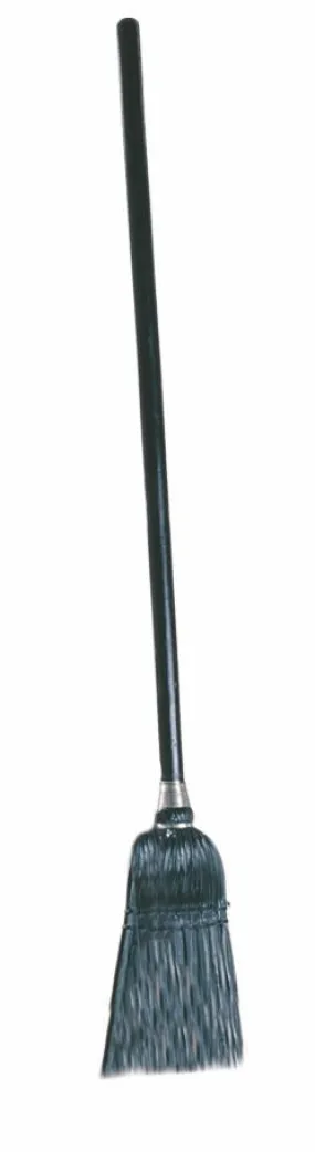 RUBBERMAID LOBBY DUST PAN BROOM BLACK