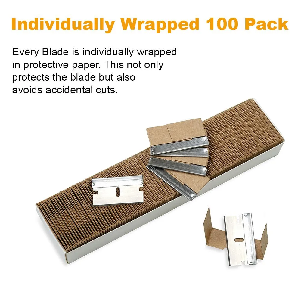 Single Edge Industrial Razor Blades (Box of 100)