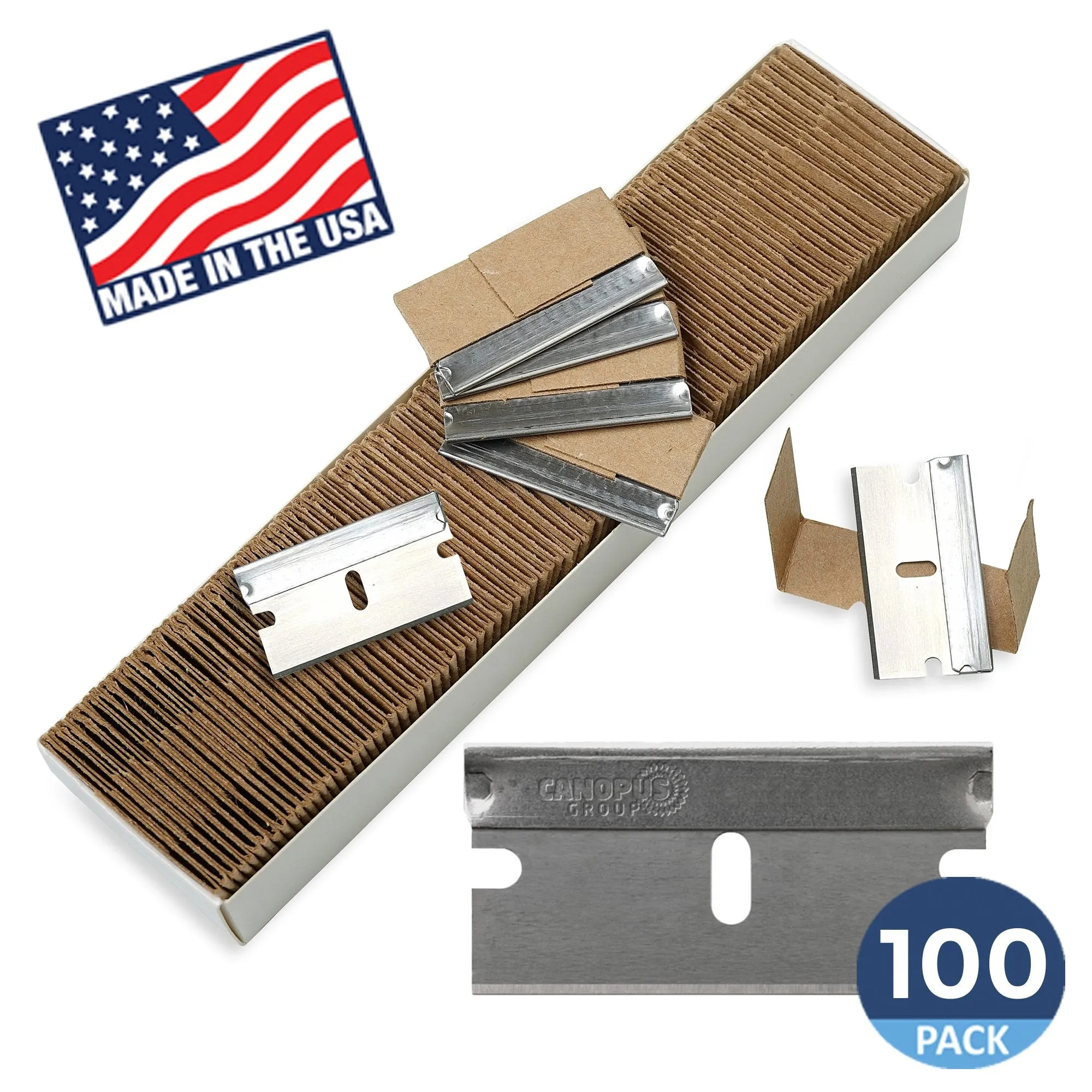 Single Edge Industrial Razor Blades (Box of 100)