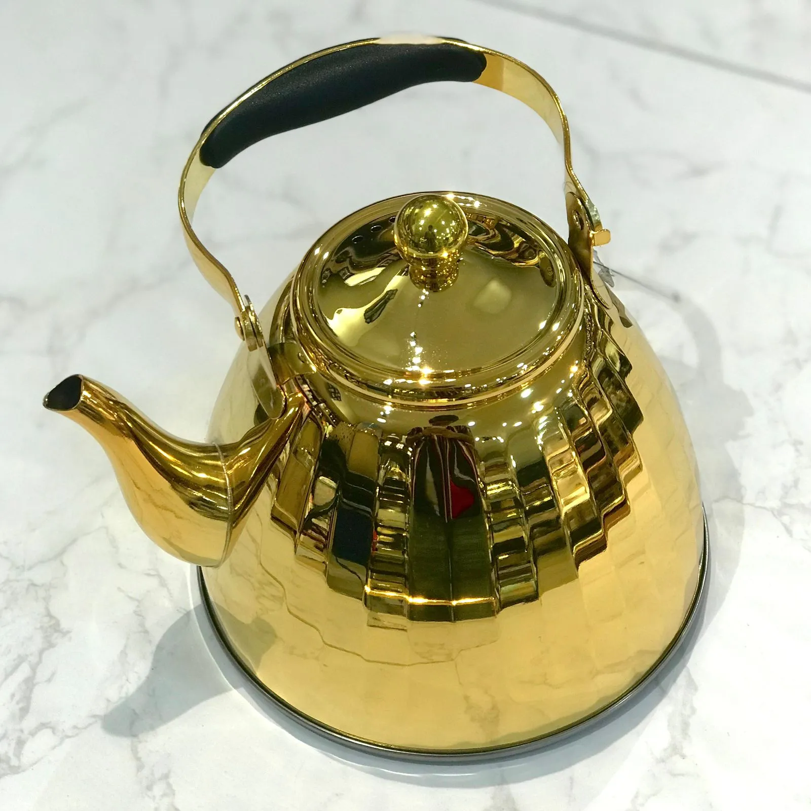 Steel Kettle Golden (1.5Litre)