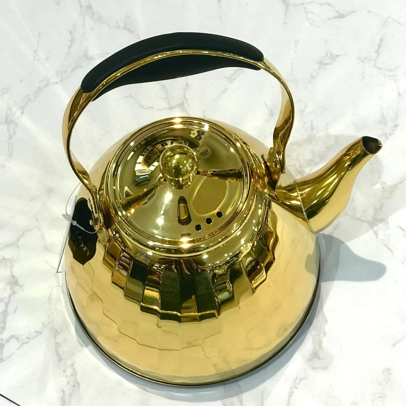 Steel Kettle Golden (1.5Litre)