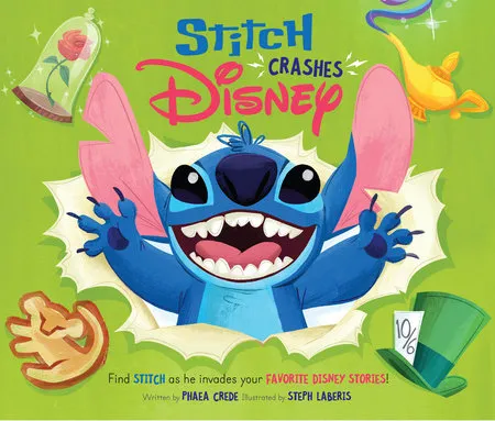 Stitch Crashes Disney Hardcover Book