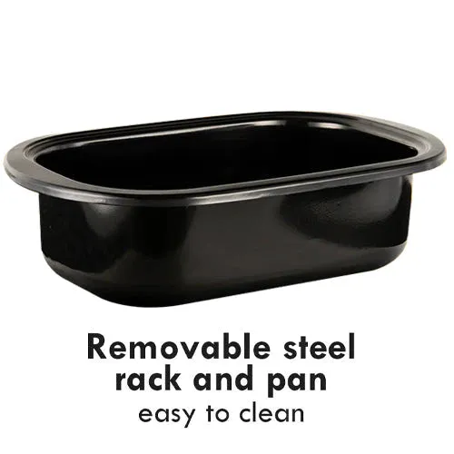 Sunvivi Metal Roasting Insert Pan for Sunvivi 26Qt Roaster Oven, Rust Free & Heavy Duty, Nonstick & Dishwasher Safe