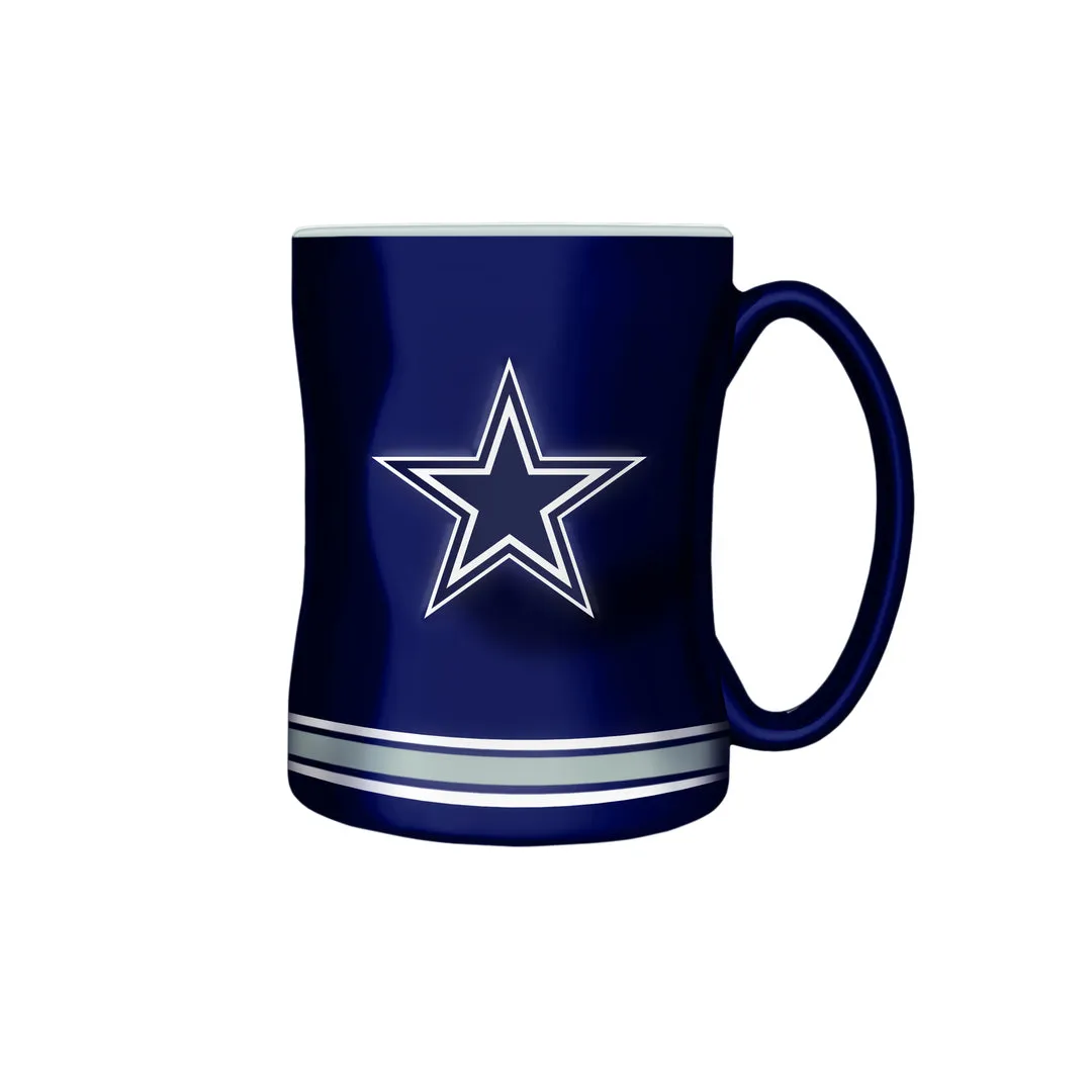 The Sports Vault NFL Dallas Cowboys 14oz Sculpted Mug