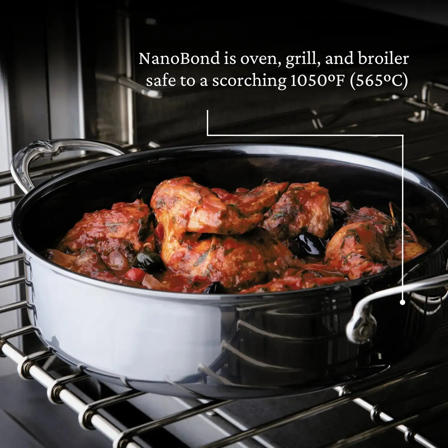 Titanium Sauteuse with Lid, 3.5-Quart