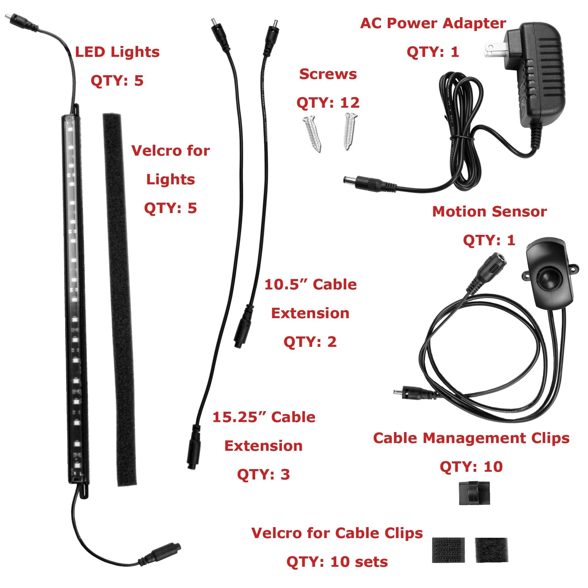 Tracker LK-5000 LED Light Kit with Motion Sensor