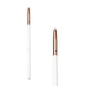 VEGAN SMUDGE EYE BRUSH WHITE & ROSE GOLD