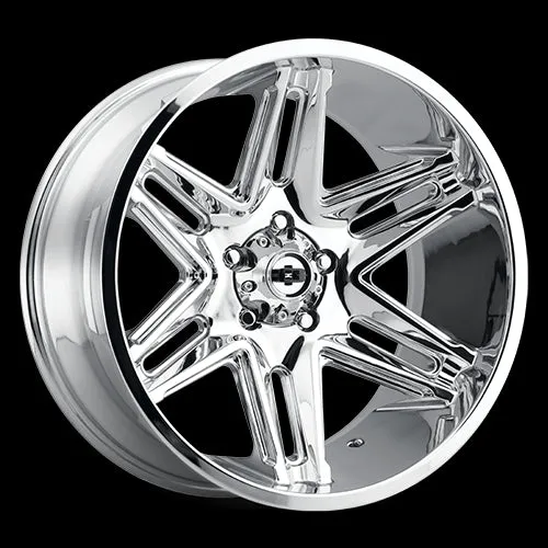 Vision Off-Road 363 Razor 20X12 6X139.7 -51mm Chrome