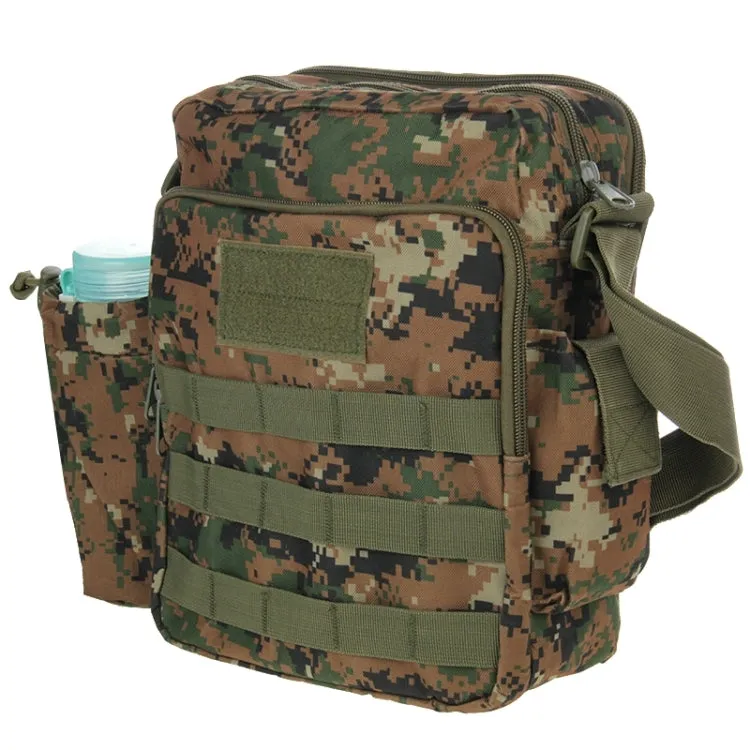 Waterproof High Density Strong Nylon Fabric Shoulder Bag with Kettle Bag(Forest Camouflage)