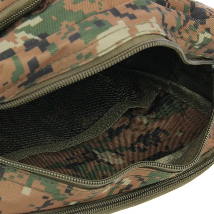 Waterproof High Density Strong Nylon Fabric Shoulder Bag with Kettle Bag(Forest Camouflage)